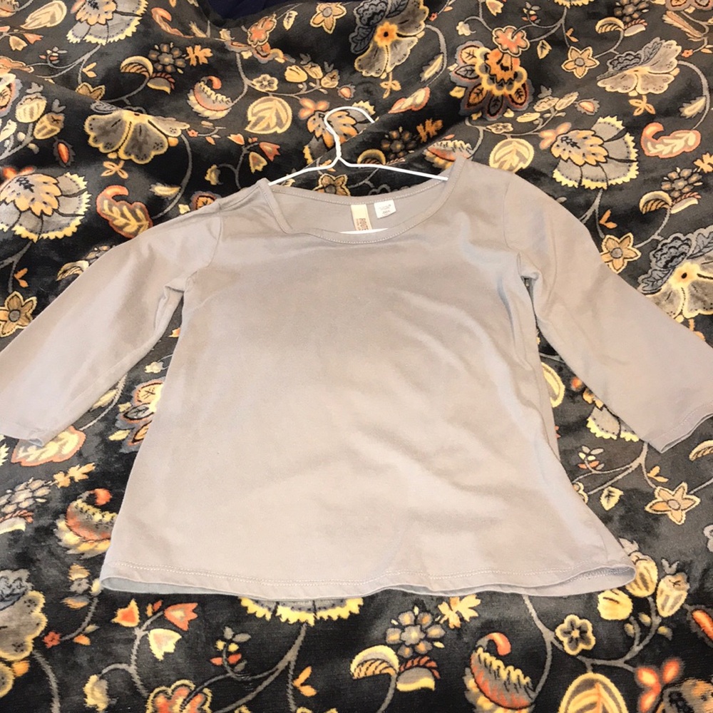plain grey mid sleeve Route 66 shirt
